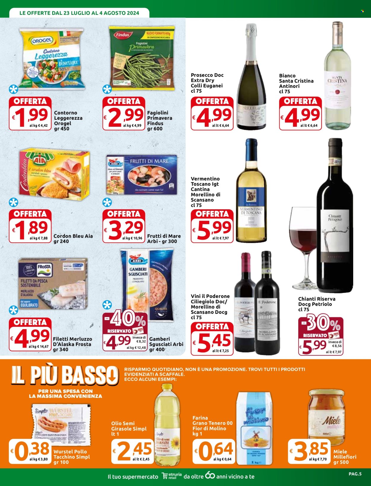 Volantino Carrefour - 23/7/2024 - 4/8/2024. Pagina 5