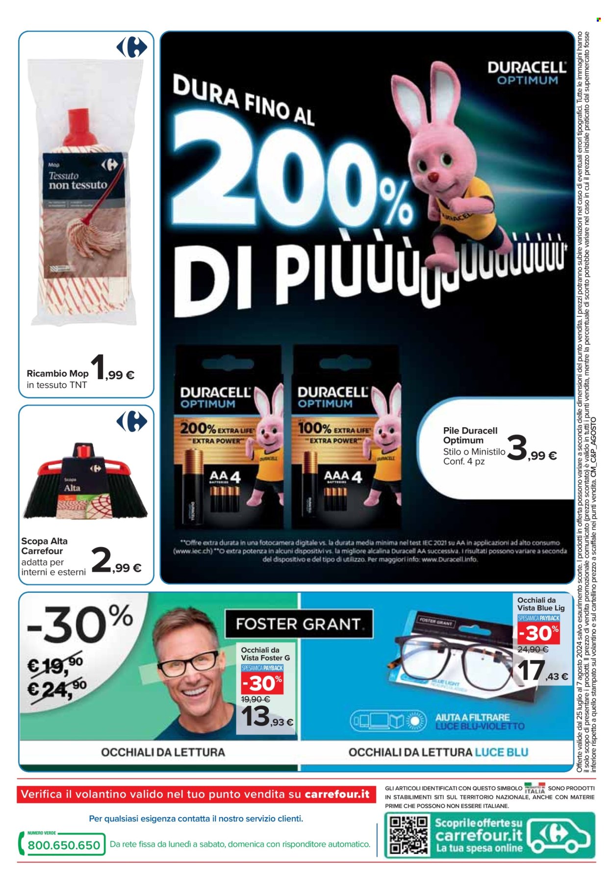Volantino Carrefour - 25/7/2024 - 7/8/2024. Pagina 16