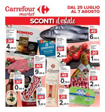 Volantino Carrefour - 25/7/2024 - 7/8/2024.