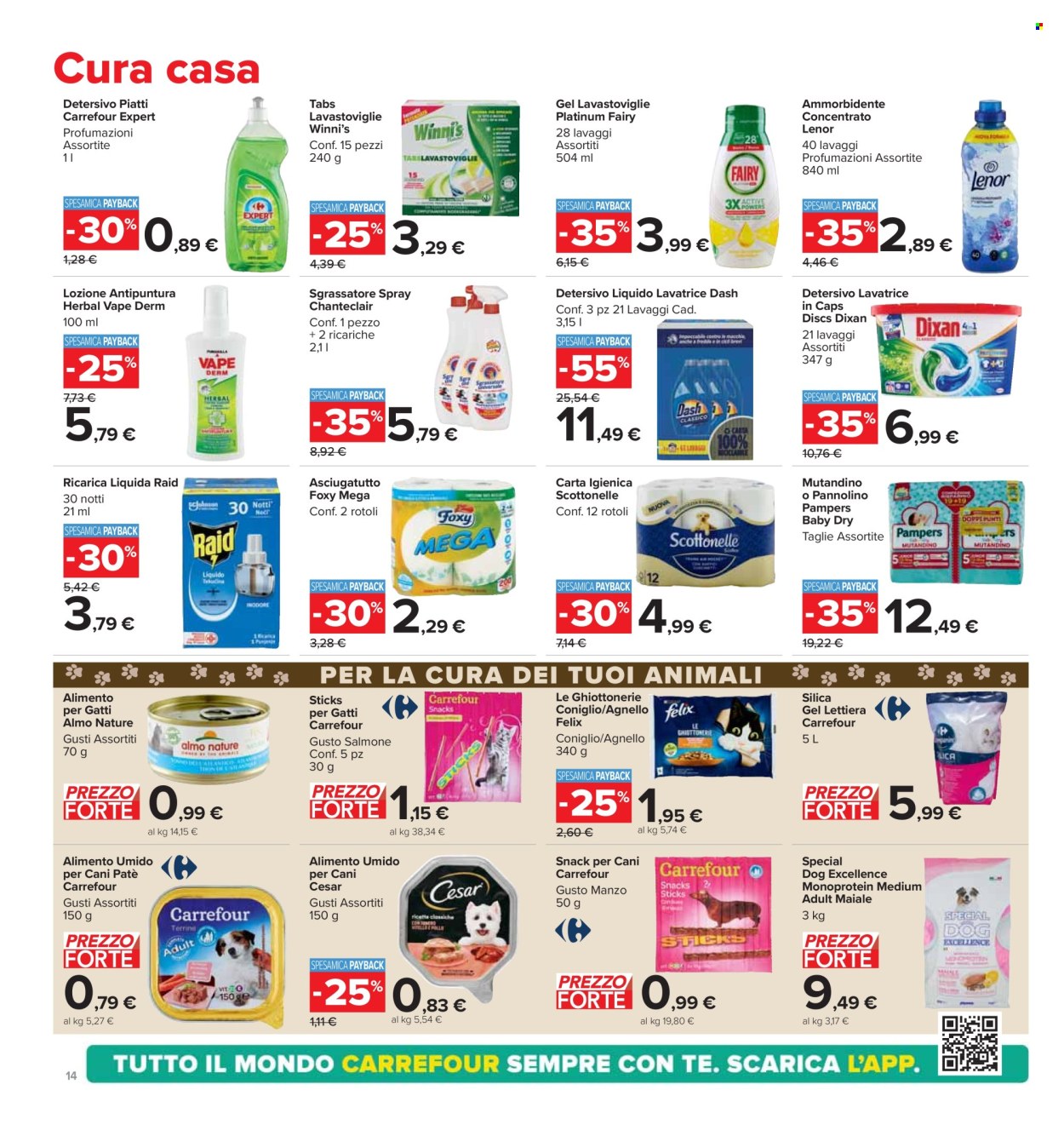 Volantino Carrefour - 25/7/2024 - 7/8/2024. Pagina 14