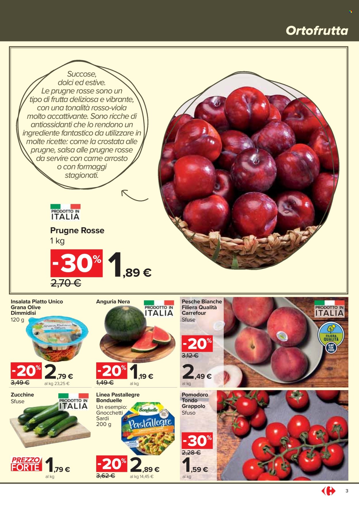 Volantino Carrefour - 25/7/2024 - 7/8/2024. Pagina 3