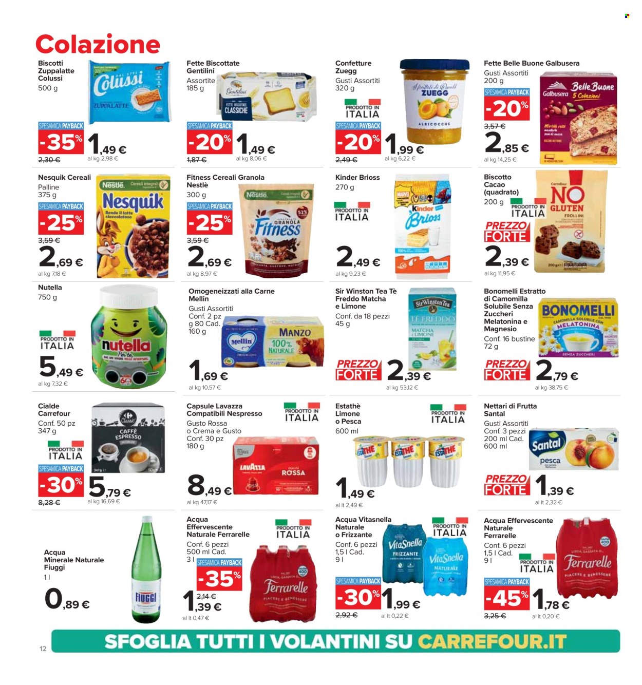 Volantino Carrefour - 25/7/2024 - 7/8/2024. Pagina 12