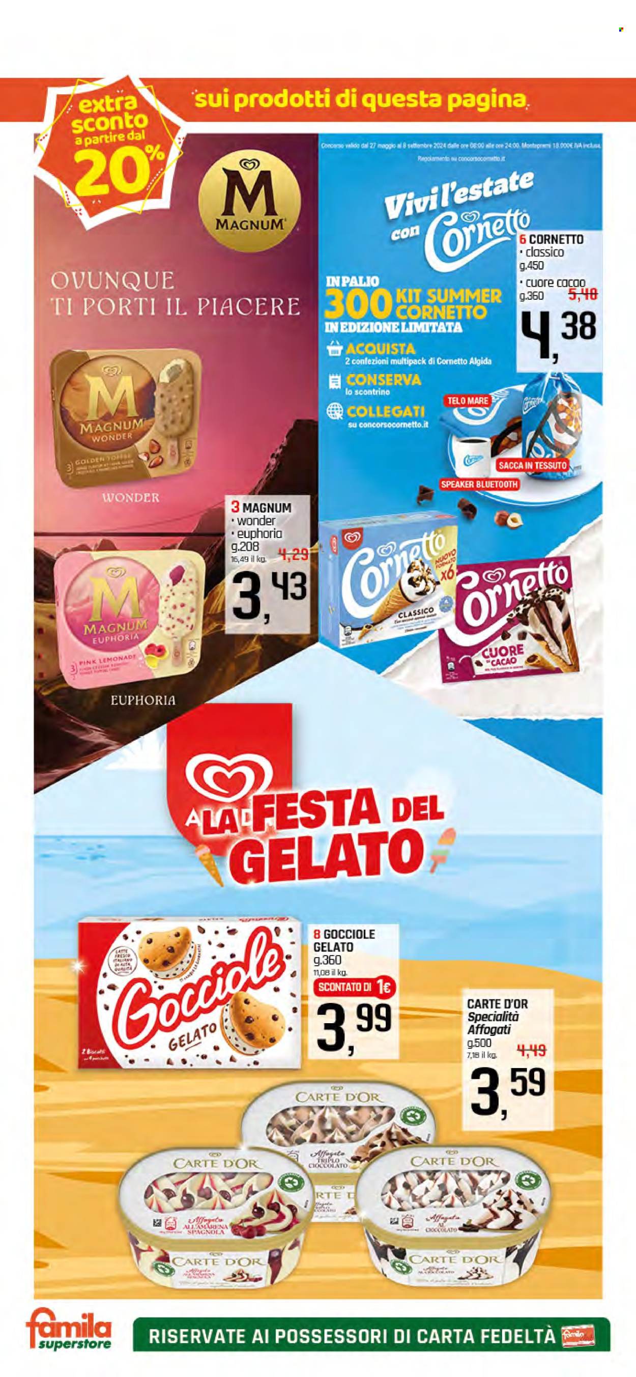 Volantino Famila - 25/7/2024 - 3/8/2024. Pagina 3