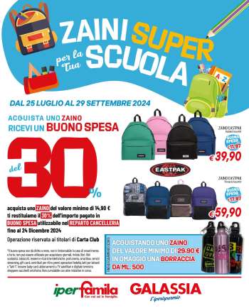 Volantino Famila - 25/7/2024 - 29/9/2024.