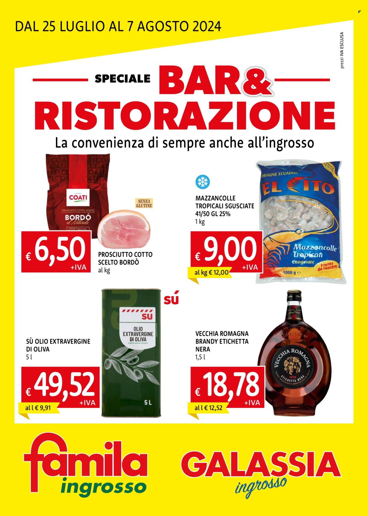 Volantino Famila - 25/7/2024 - 7/8/2024. Pagina 1
