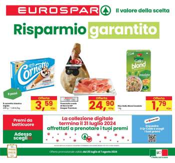 Volantino Eurospar - 25/7/2024 - 7/8/2024.