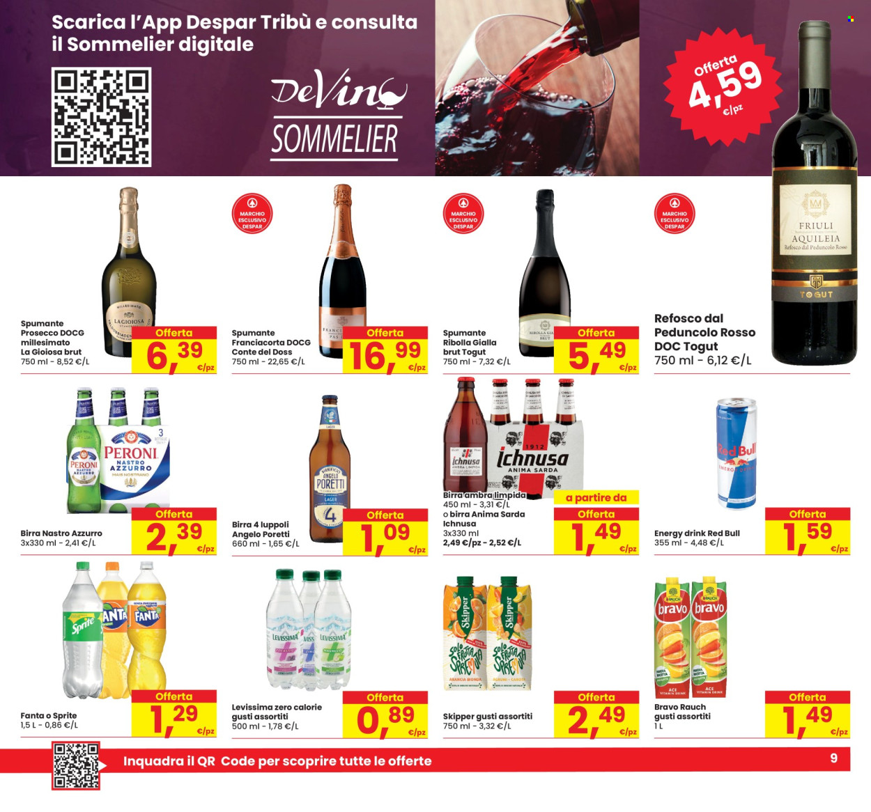 Volantino Eurospar - 25/7/2024 - 7/8/2024. Pagina 9