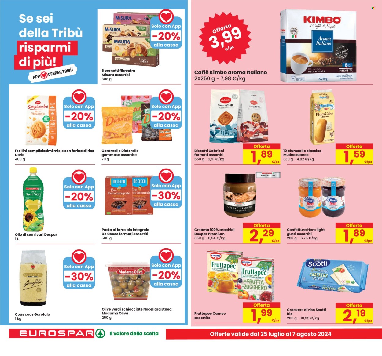 Volantino Eurospar - 25/7/2024 - 7/8/2024. Pagina 18