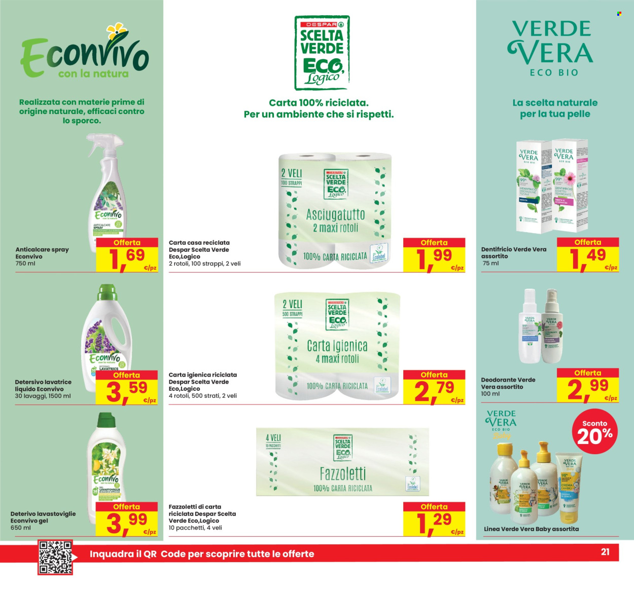 Volantino Eurospar - 25/7/2024 - 7/8/2024. Pagina 21