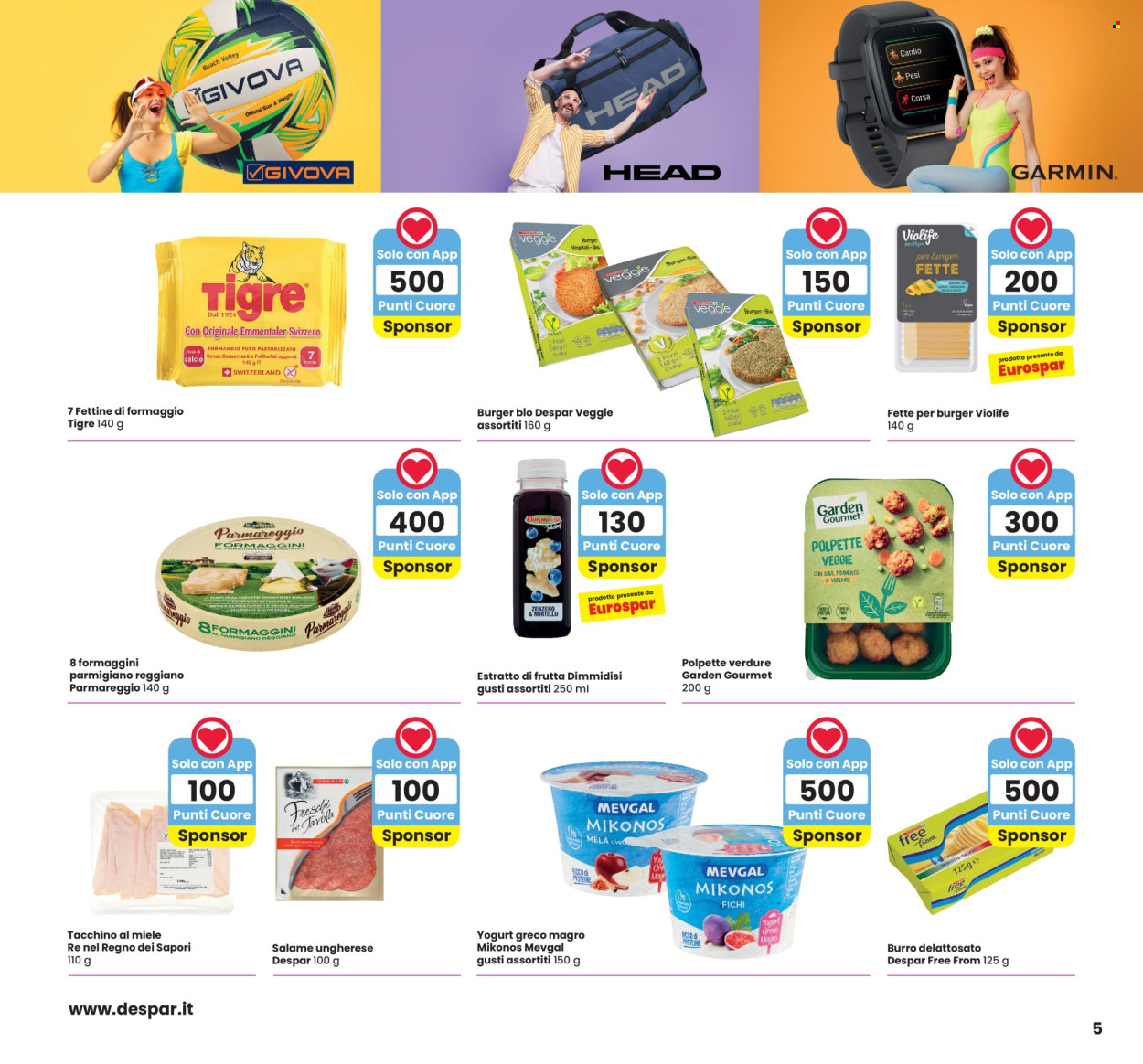 Volantino Eurospar - 25/7/2024 - 7/8/2024. Pagina 5