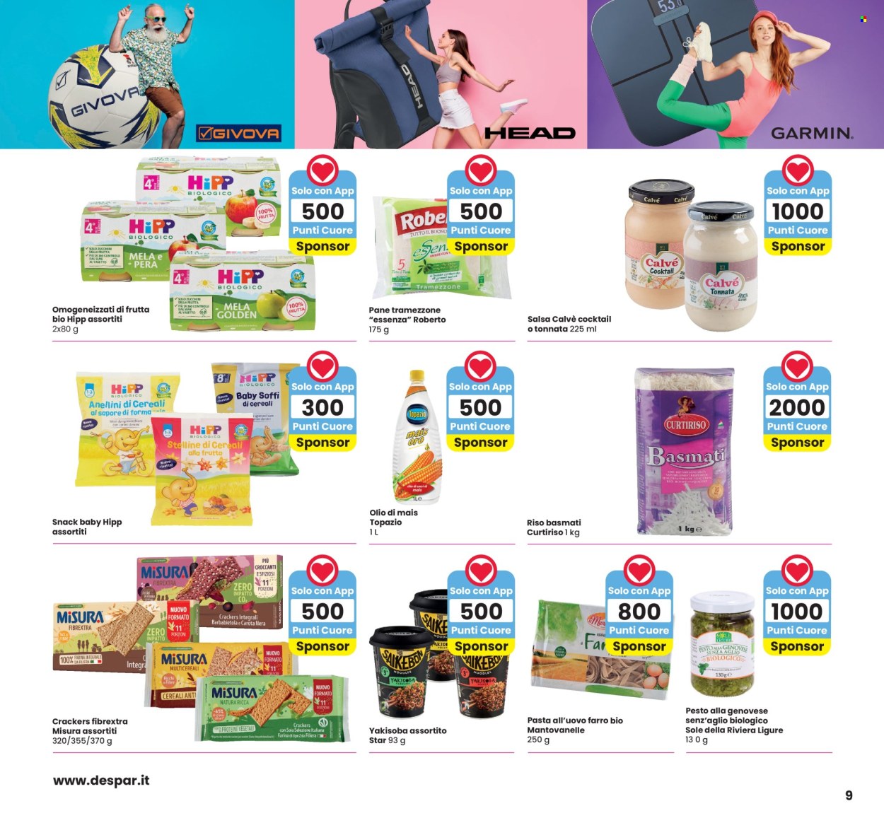 Volantino Eurospar - 25/7/2024 - 7/8/2024. Pagina 9