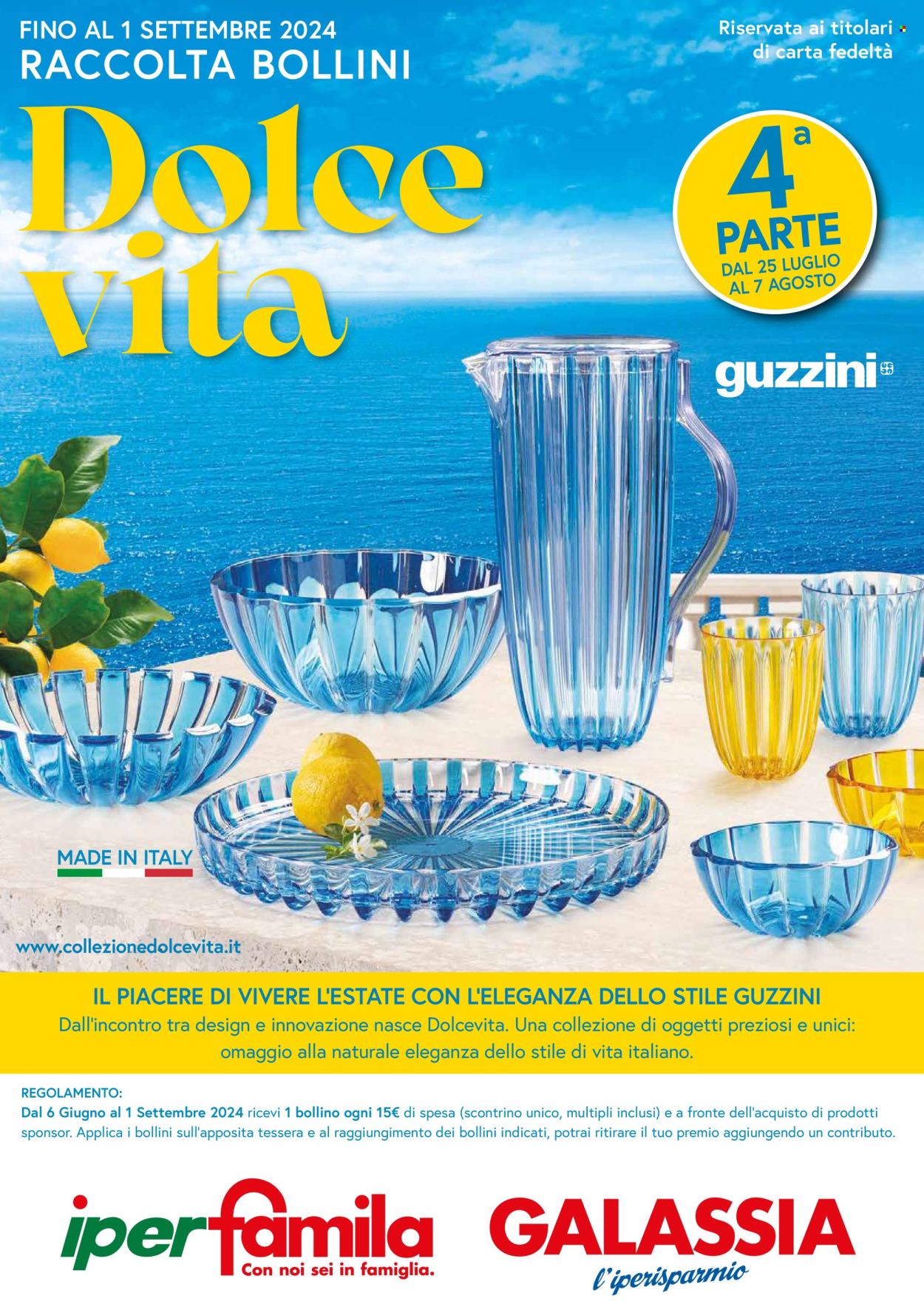 Volantino Famila - 25/7/2024 - 7/8/2024. Pagina 1