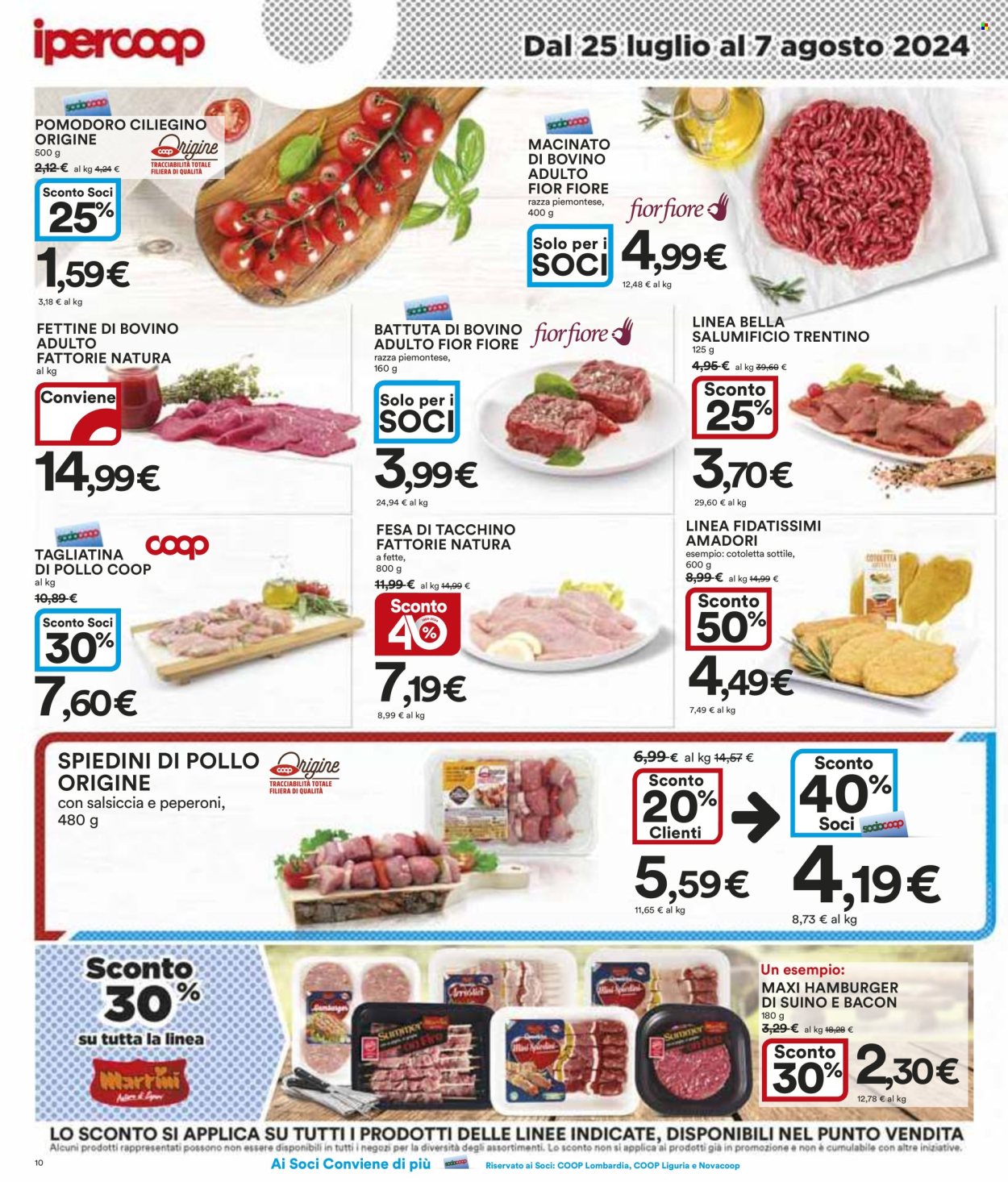 Volantino Coop - 25/7/2024 - 7/8/2024. Pagina 10
