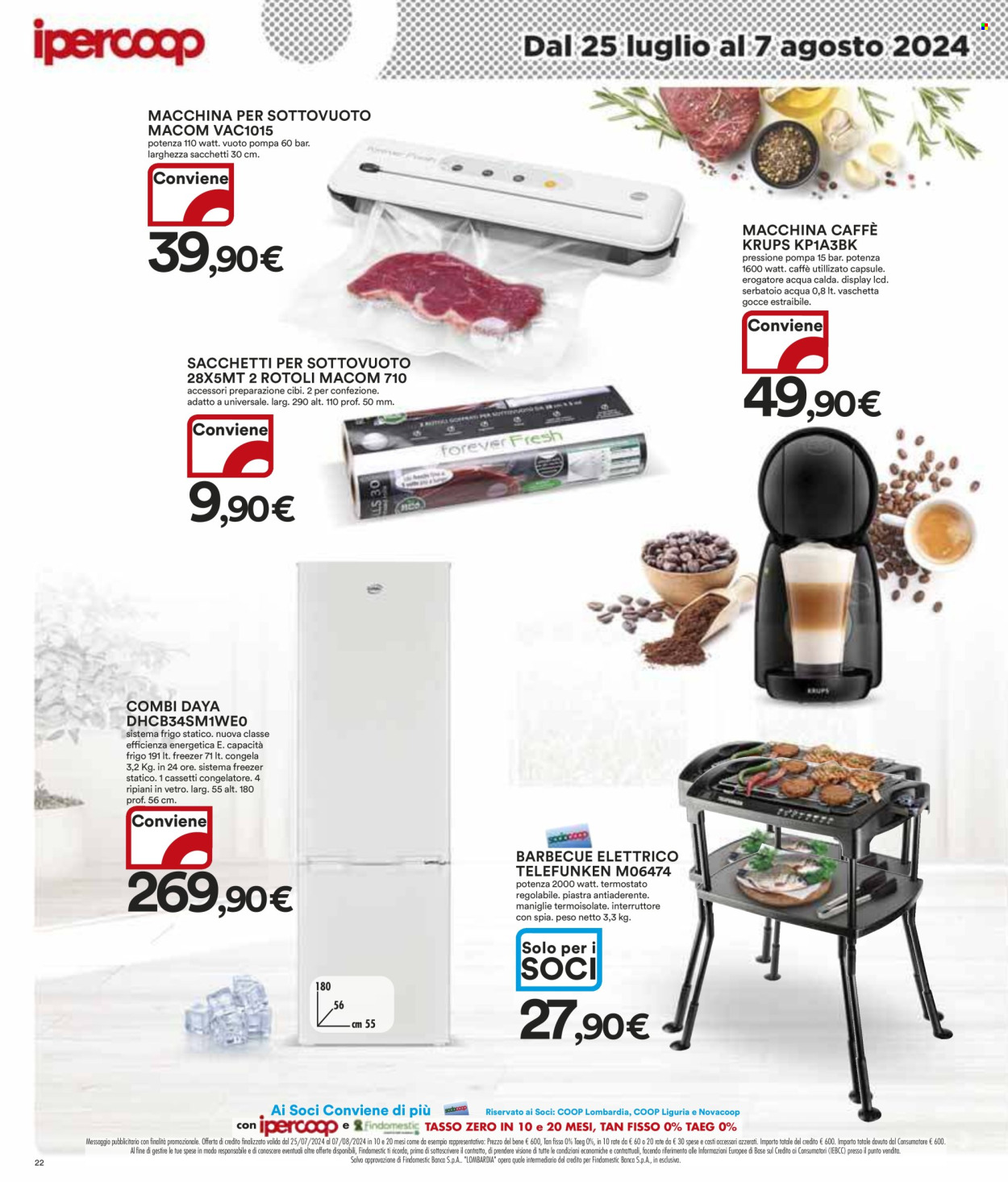 Volantino Coop - 25/7/2024 - 7/8/2024. Pagina 22