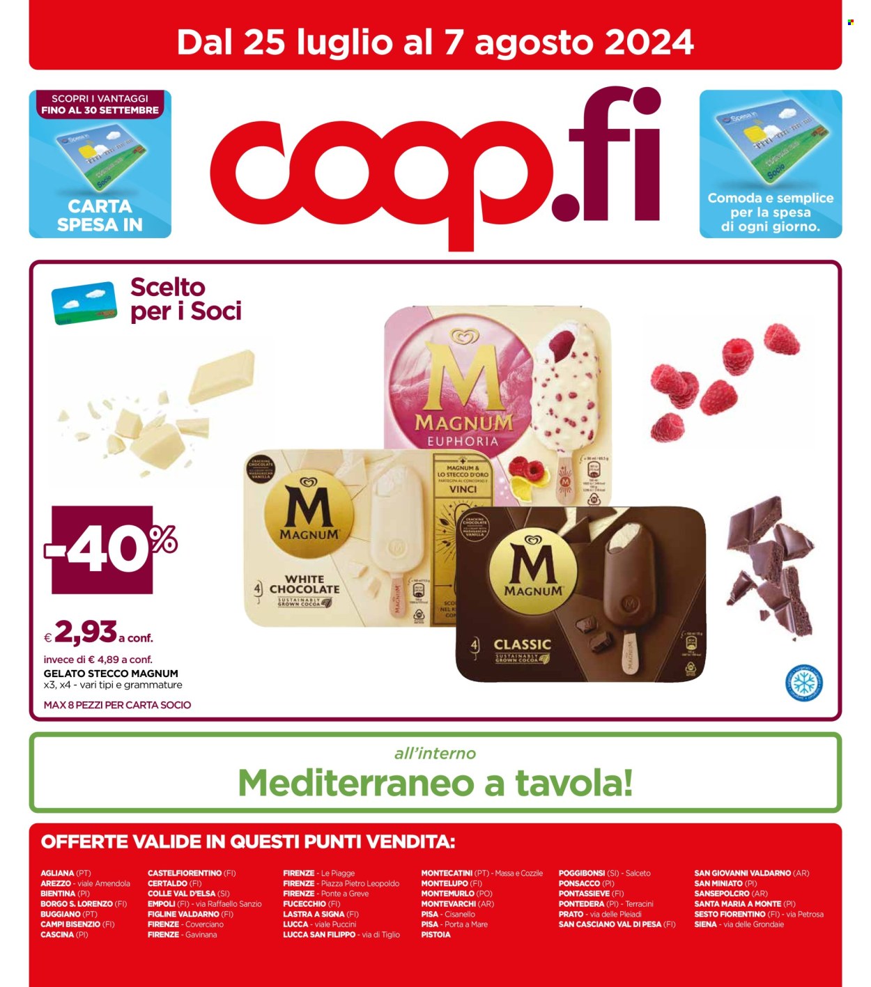 Leták Coop - 24.7.2024 - 6.8.2024. Strana 1