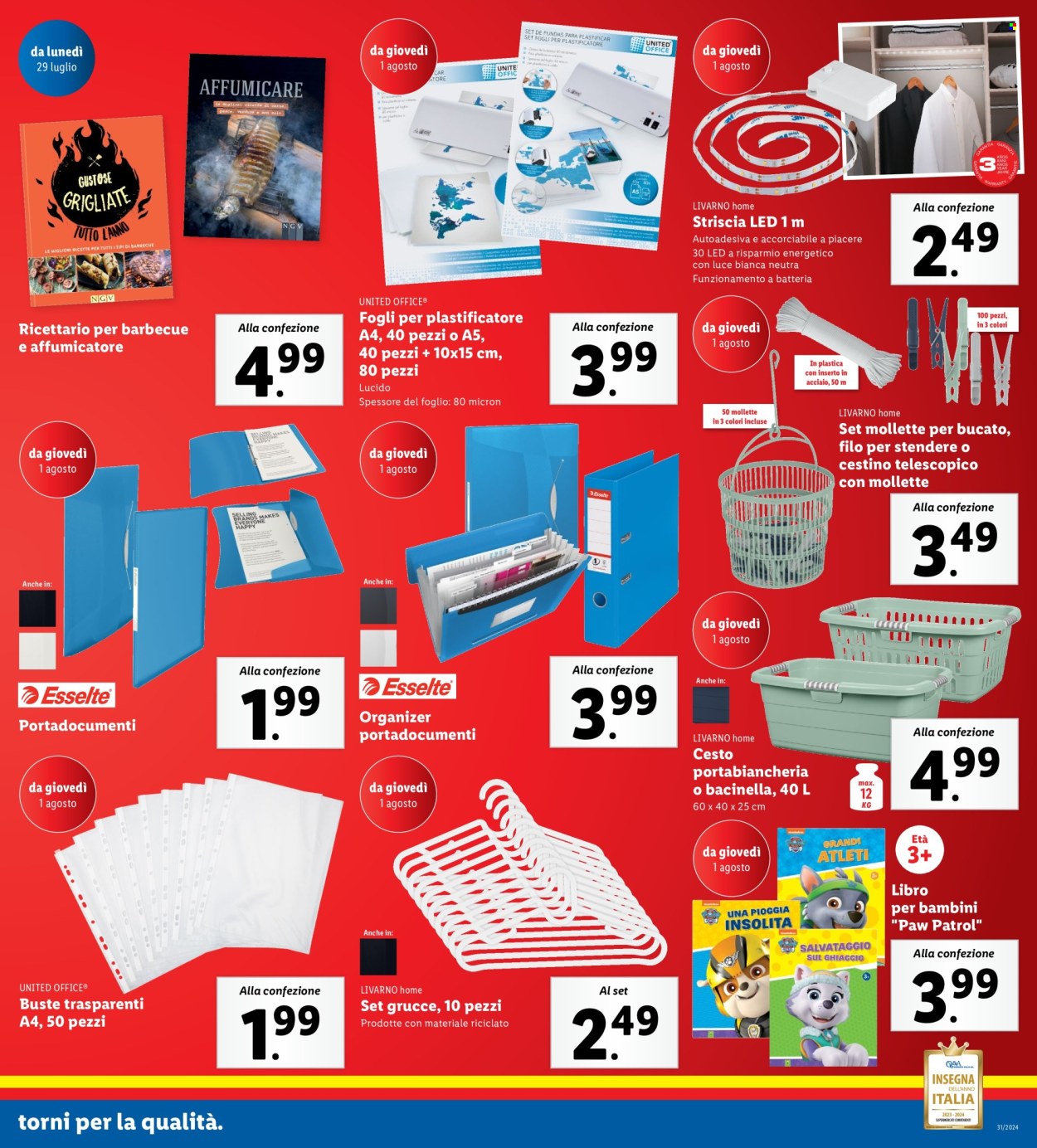 Volantino Lidl - 29/7/2024 - 4/8/2024. Pagina 21