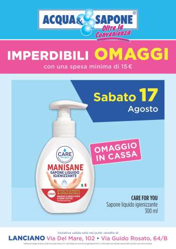 Volantino Acqua & Sapone - 17/8/2024 - 17/8/2024.