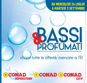 Volantino Conad City - 24/7/2024 - 3/9/2024.