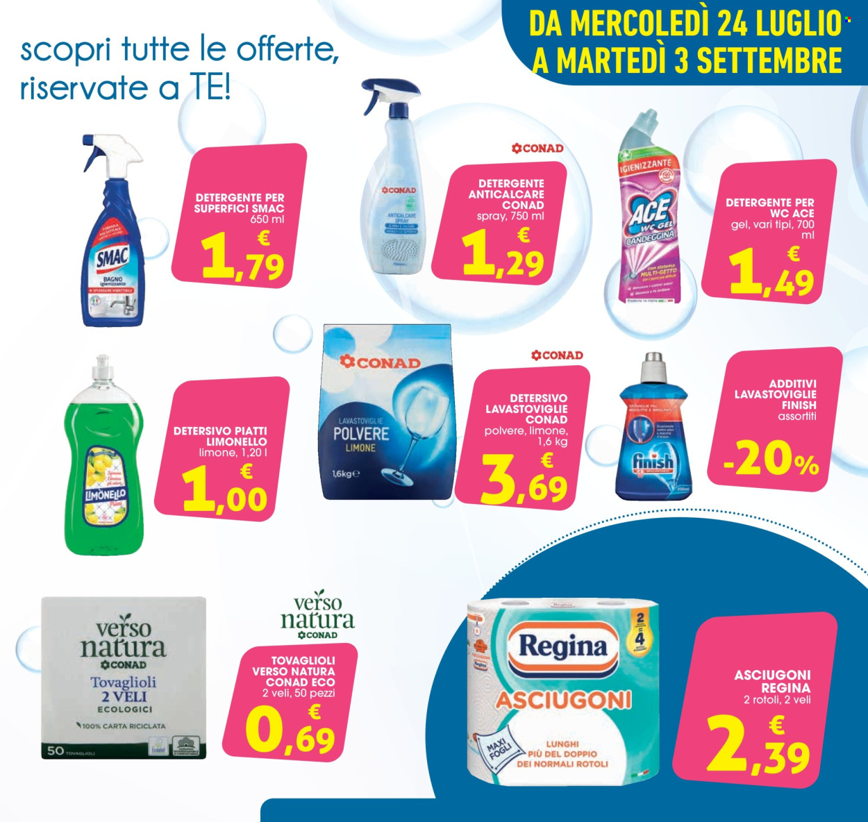Volantino Conad Superstore - 24/7/2024 - 3/9/2024. Pagina 5