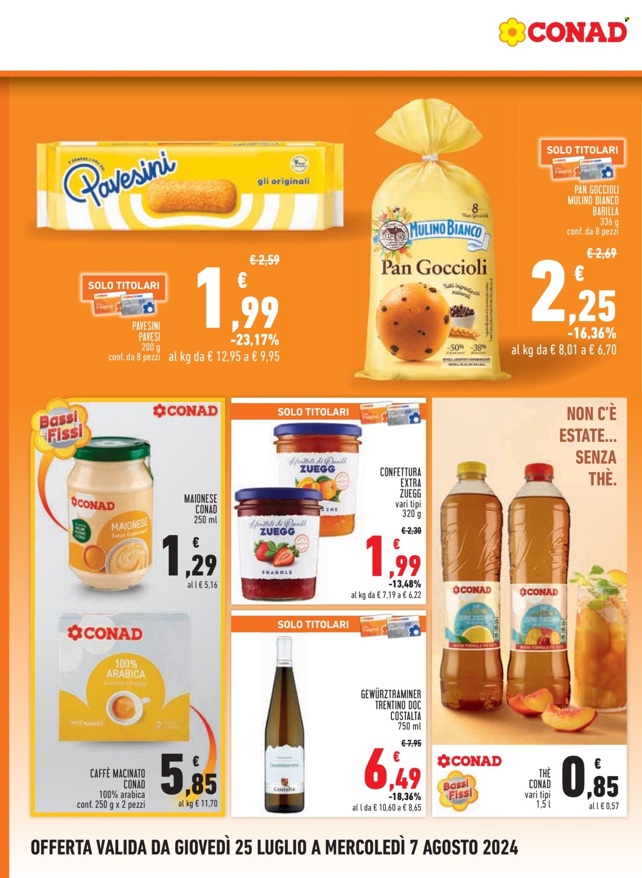 Volantino Conad - 25/7/2024 - 7/8/2024. Pagina 12