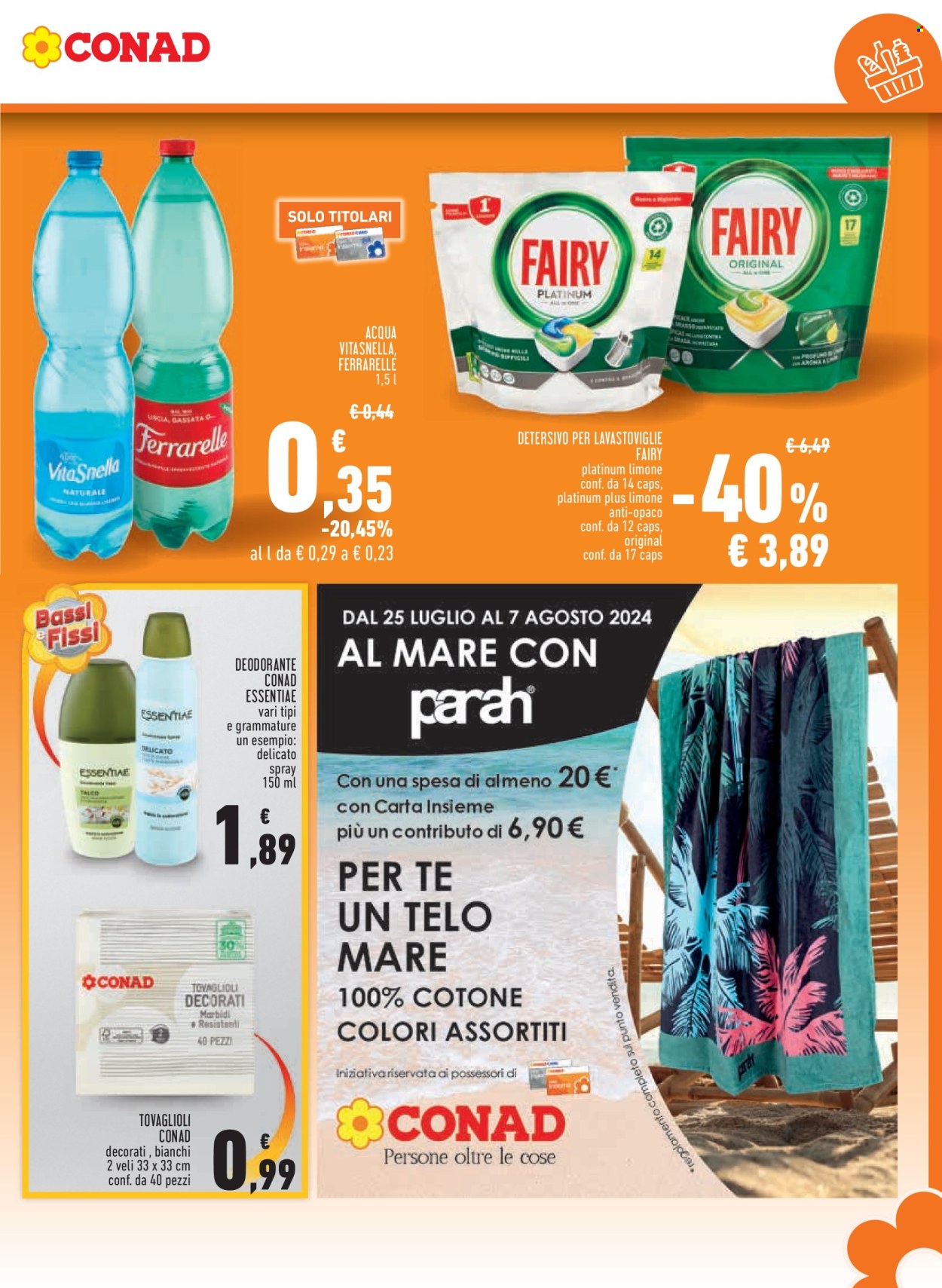 Volantino Conad - 25/7/2024 - 7/8/2024. Pagina 13