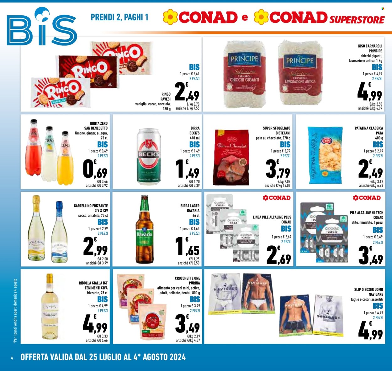 Volantino Conad Superstore - 25/7/2024 - 4/8/2024. Pagina 4
