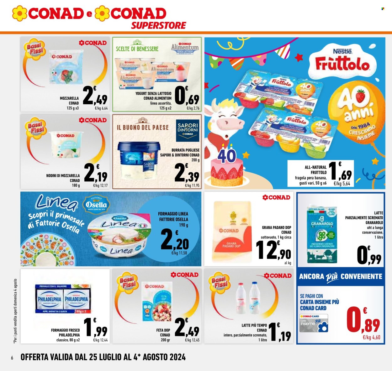 Volantino Conad Superstore - 25/7/2024 - 4/8/2024. Pagina 6