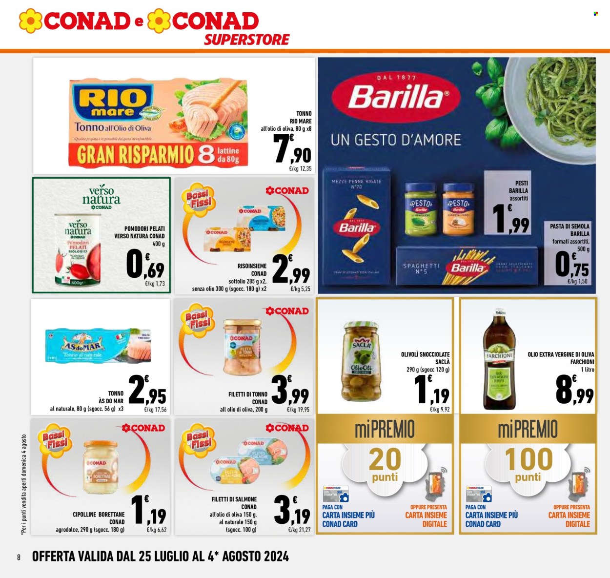 Volantino Conad Superstore - 25/7/2024 - 4/8/2024. Pagina 8