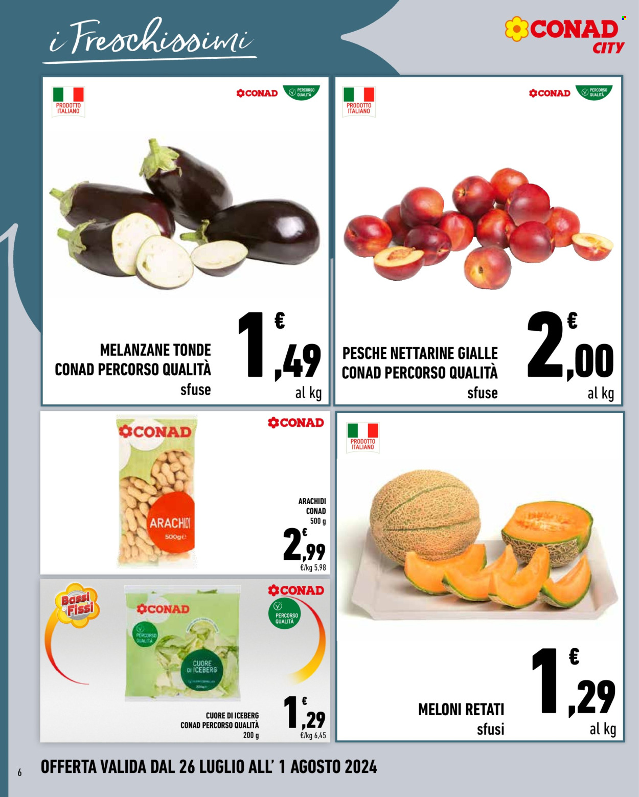 Volantino Conad City - 26/7/2024 - 1/8/2024. Pagina 6