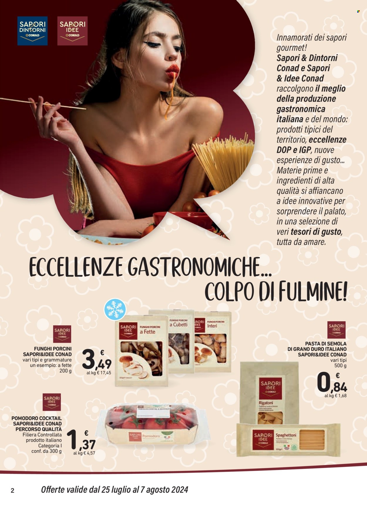 Volantino Conad - 25/7/2024 - 7/8/2024. Pagina 2