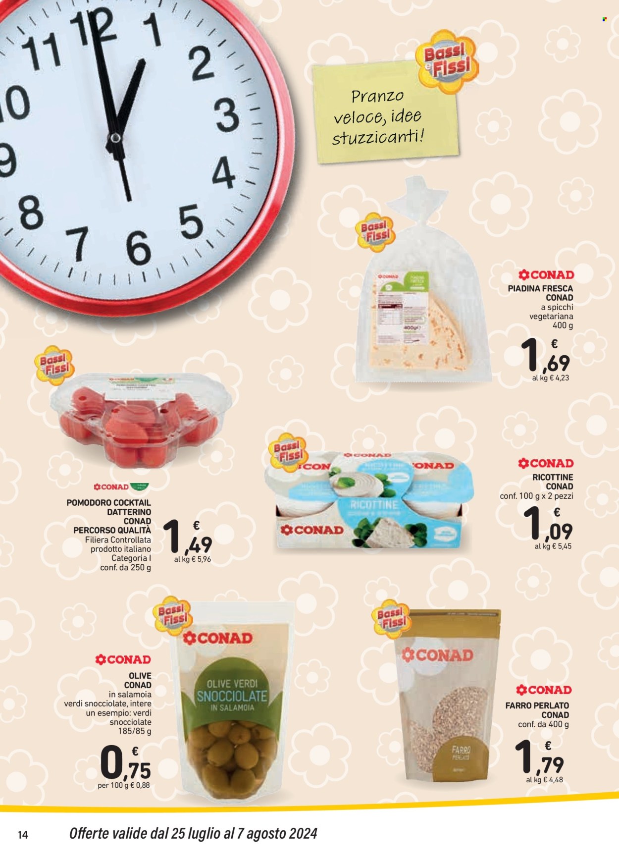 Volantino Conad - 25/7/2024 - 7/8/2024. Pagina 14