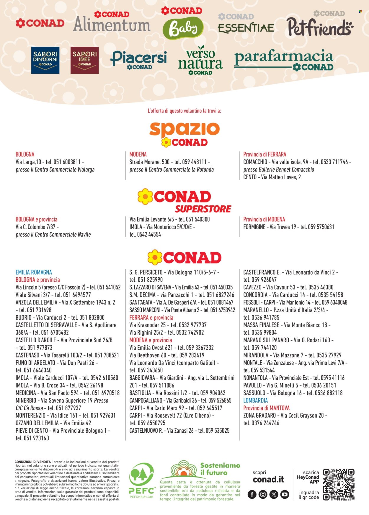 Volantino Conad - 25/7/2024 - 7/8/2024. Pagina 24