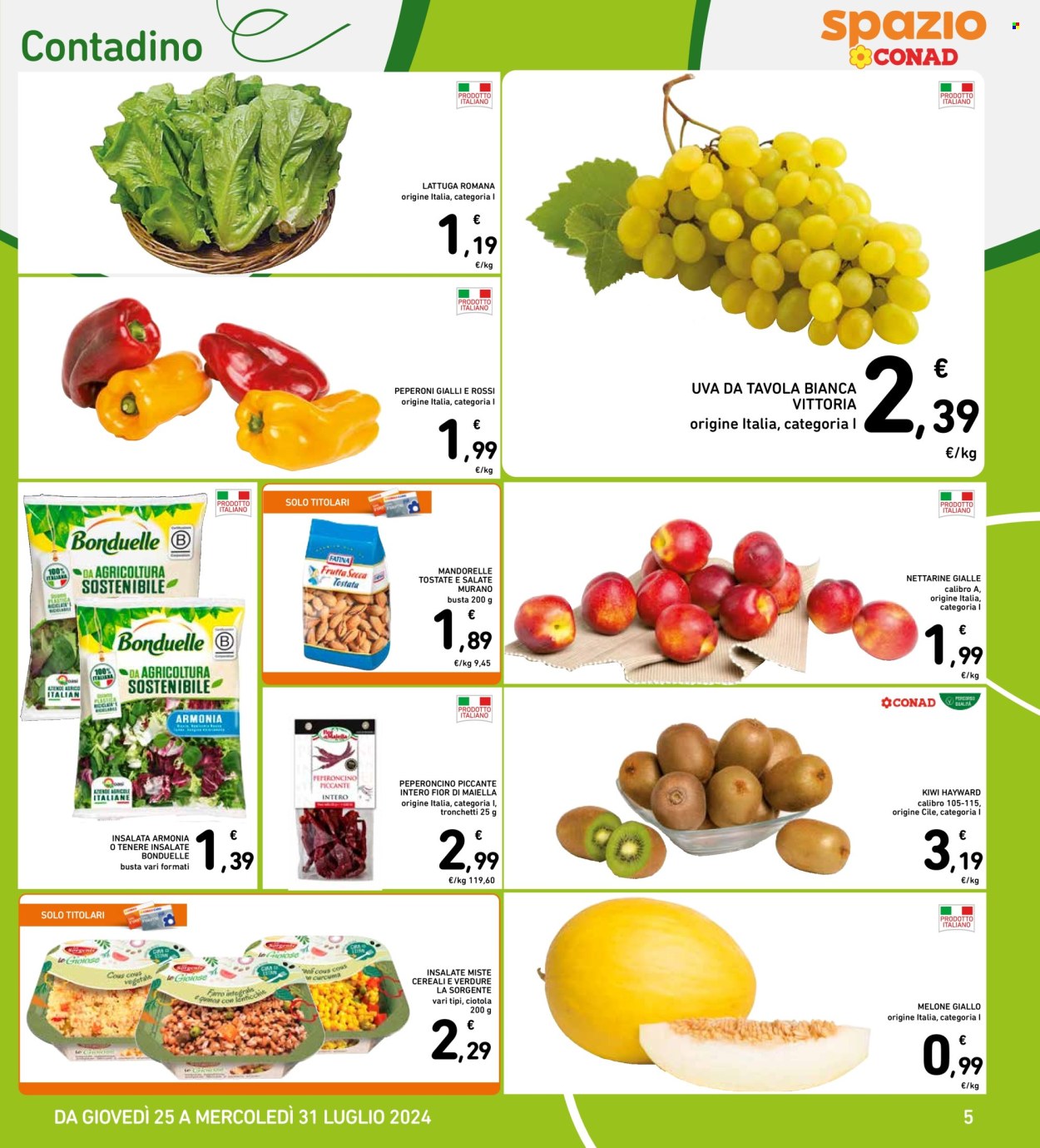 Volantino Spazio Conad - 25/7/2024 - 31/7/2024. Pagina 5