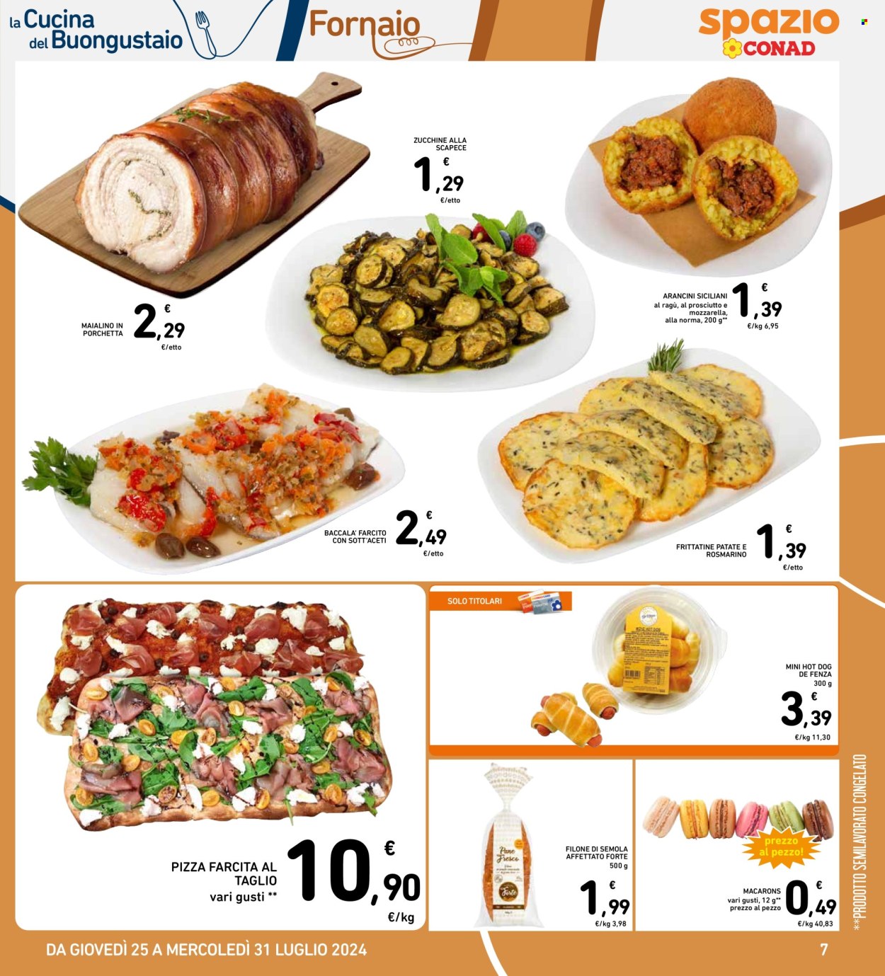 Volantino Spazio Conad - 25/7/2024 - 31/7/2024. Pagina 7
