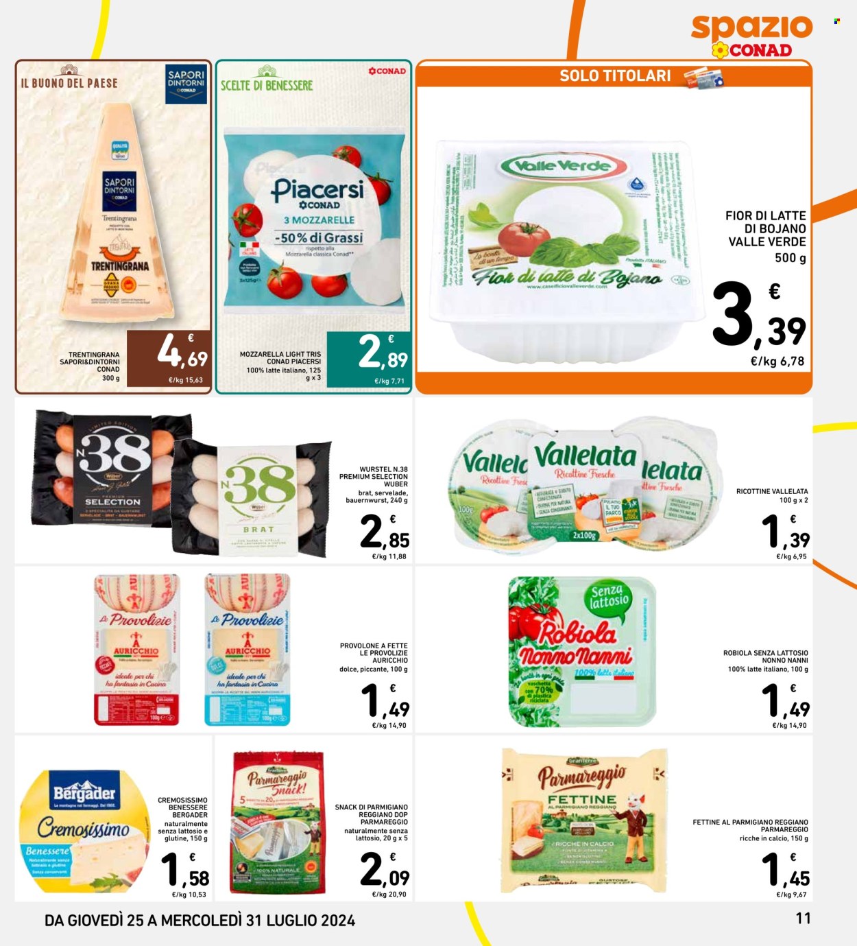 Volantino Spazio Conad - 25/7/2024 - 31/7/2024. Pagina 11