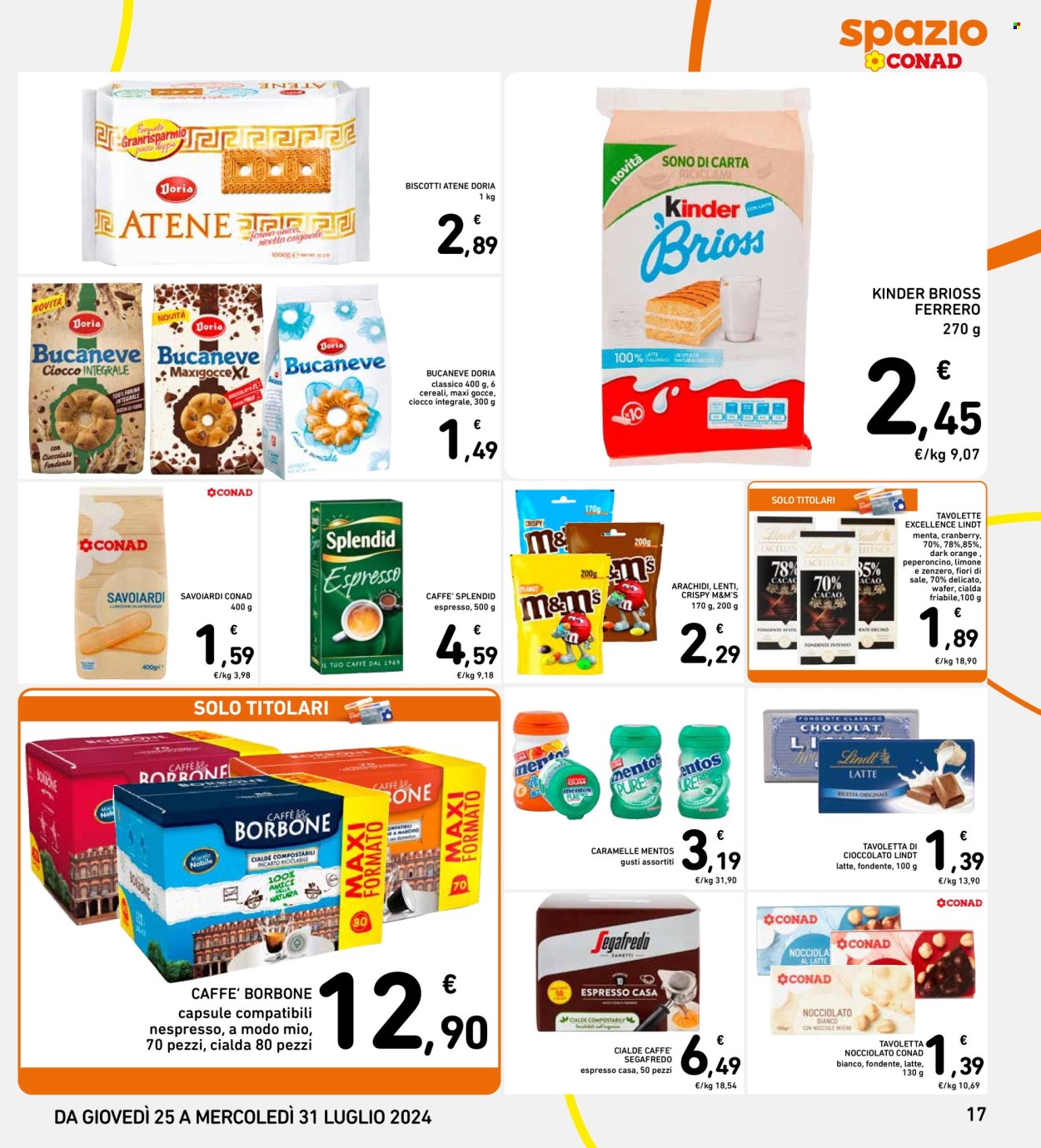 Volantino Spazio Conad - 25/7/2024 - 31/7/2024. Pagina 17