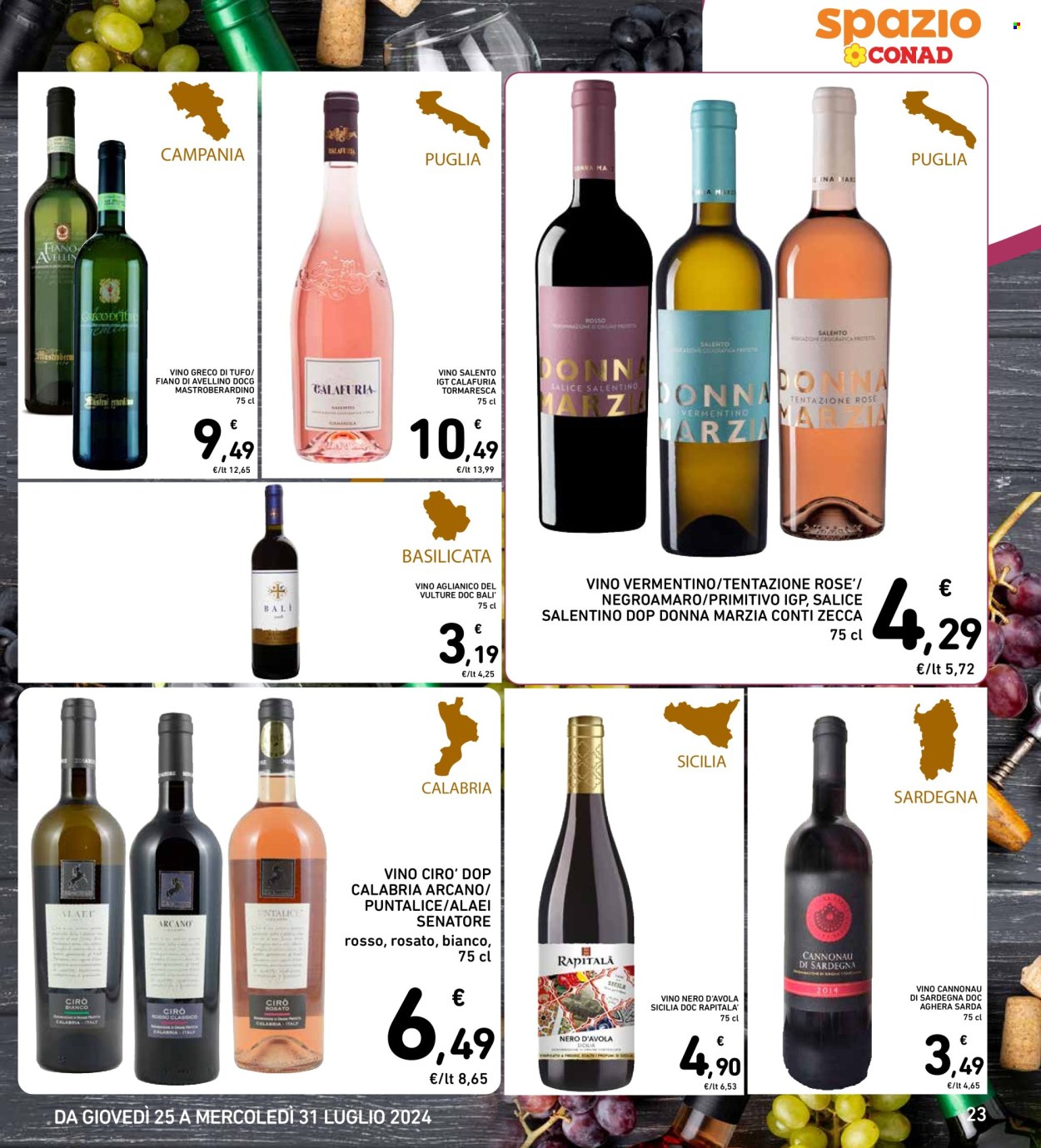 Volantino Spazio Conad - 25/7/2024 - 31/7/2024. Pagina 23