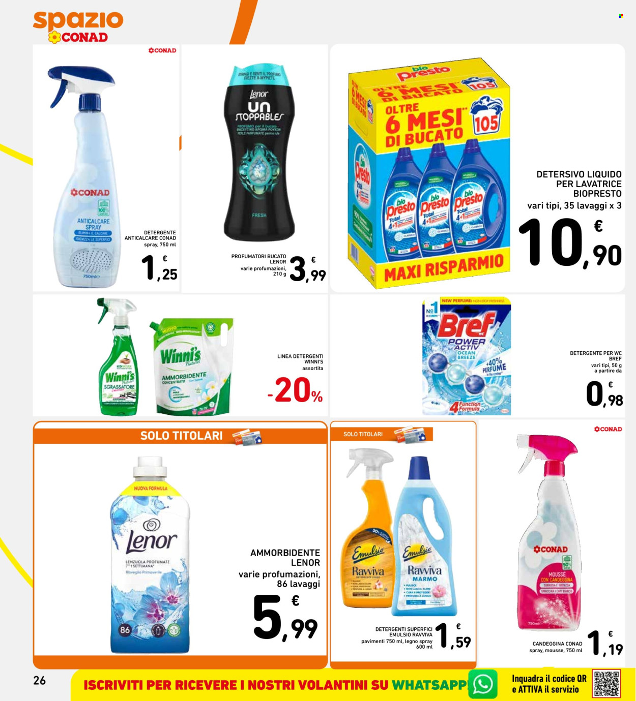 Volantino Spazio Conad - 25/7/2024 - 31/7/2024. Pagina 26