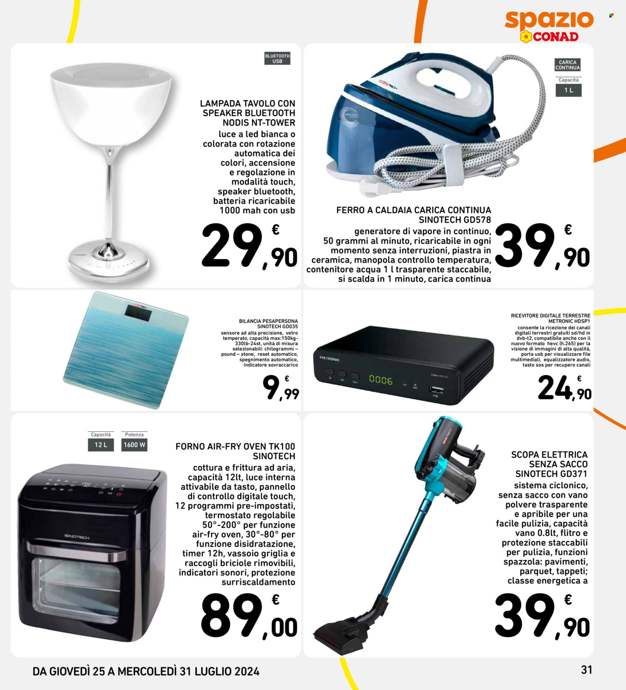 Volantino Spazio Conad - 25/7/2024 - 31/7/2024. Pagina 31
