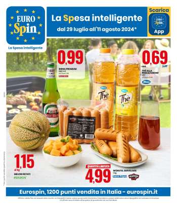 Volantino EuroSpin - 29/7/2024 - 11/8/2024.