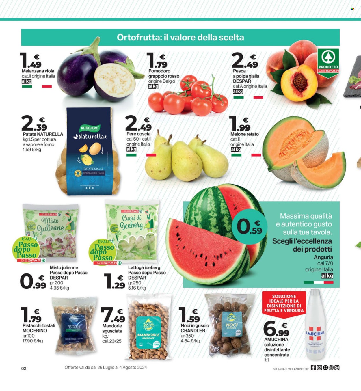 Volantino Eurospar - 26/7/2024 - 4/8/2024. Pagina 2