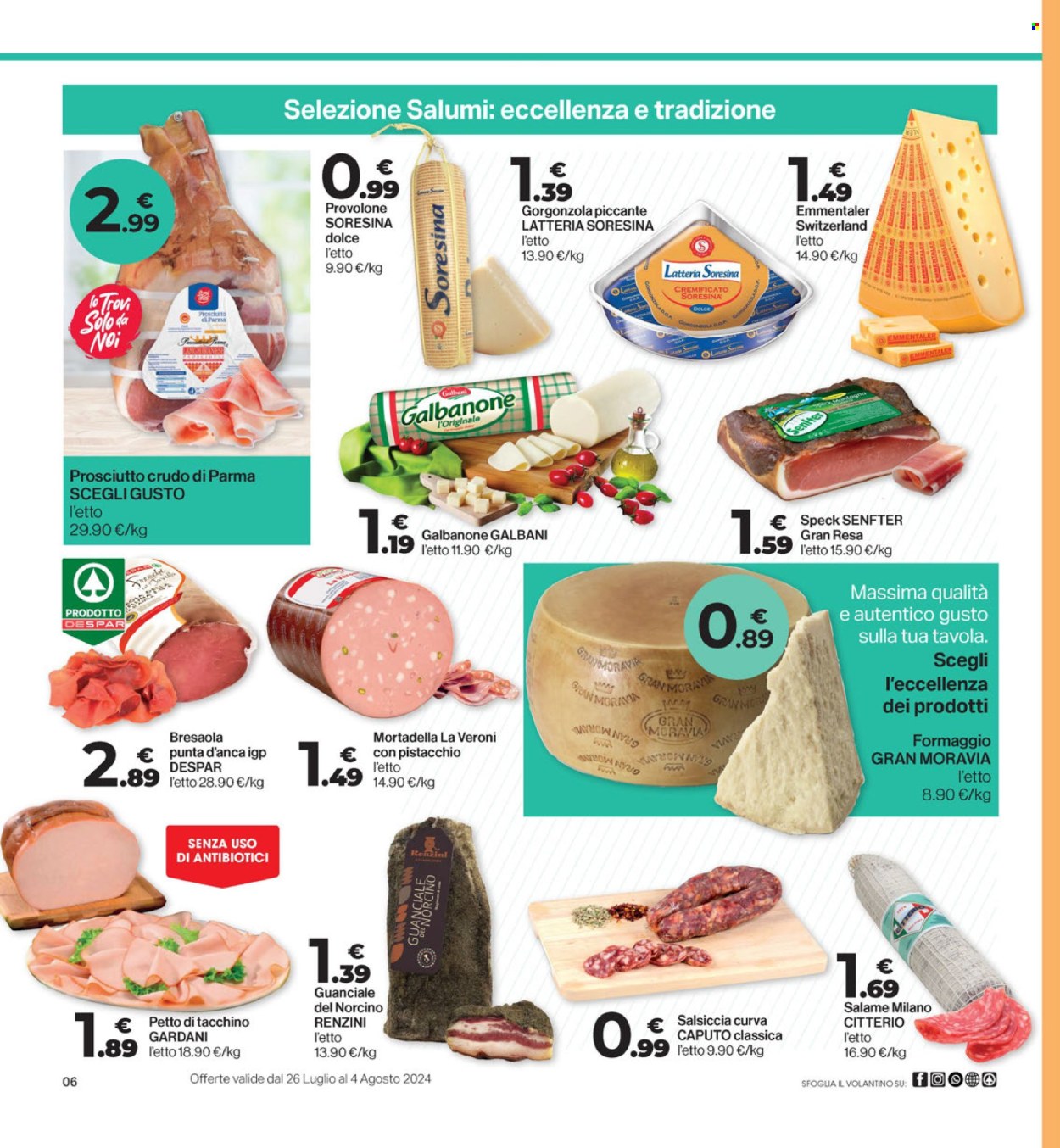 Volantino Eurospar - 26/7/2024 - 4/8/2024. Pagina 6