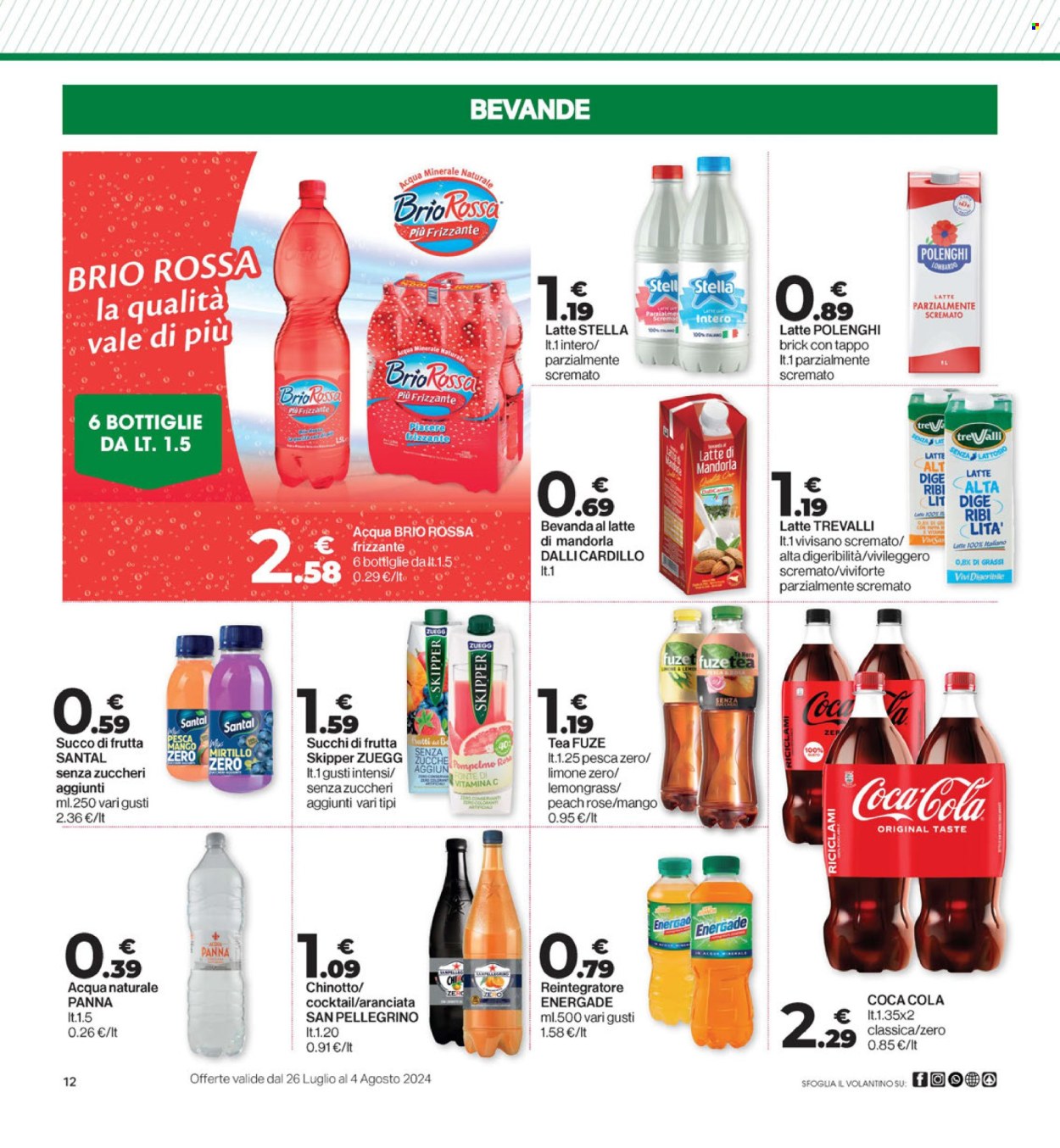 Volantino Eurospar - 26/7/2024 - 4/8/2024. Pagina 12