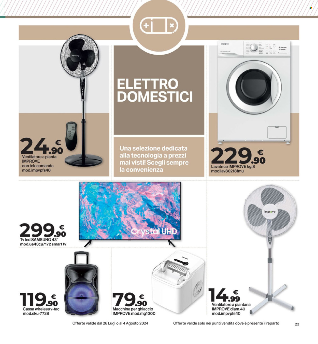 Volantino Eurospar - 26/7/2024 - 4/8/2024. Pagina 23