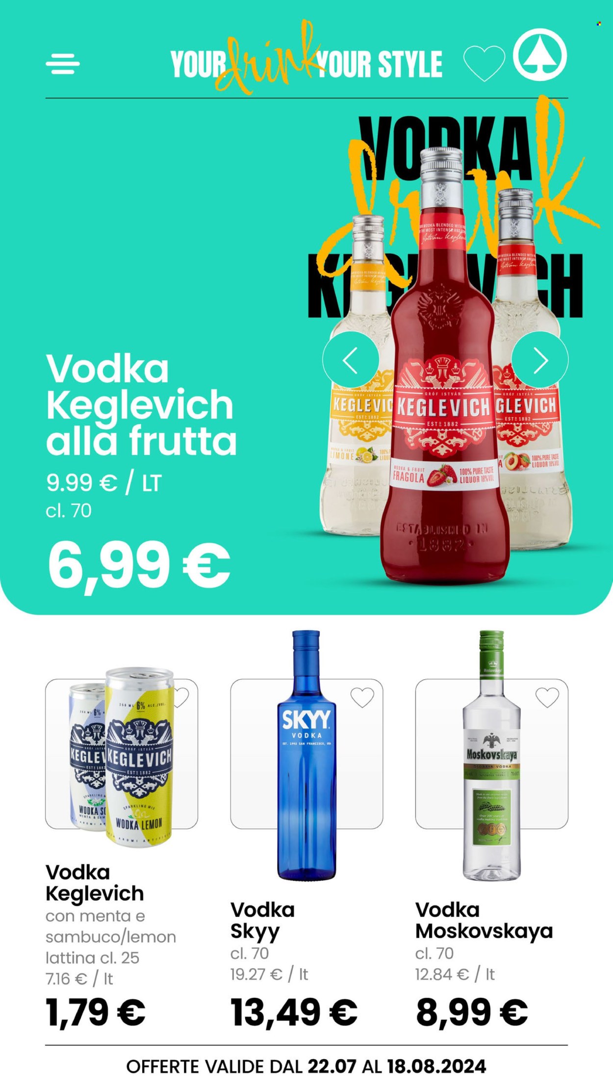 Volantino Eurospar - 22/7/2024 - 18/8/2024. Pagina 18