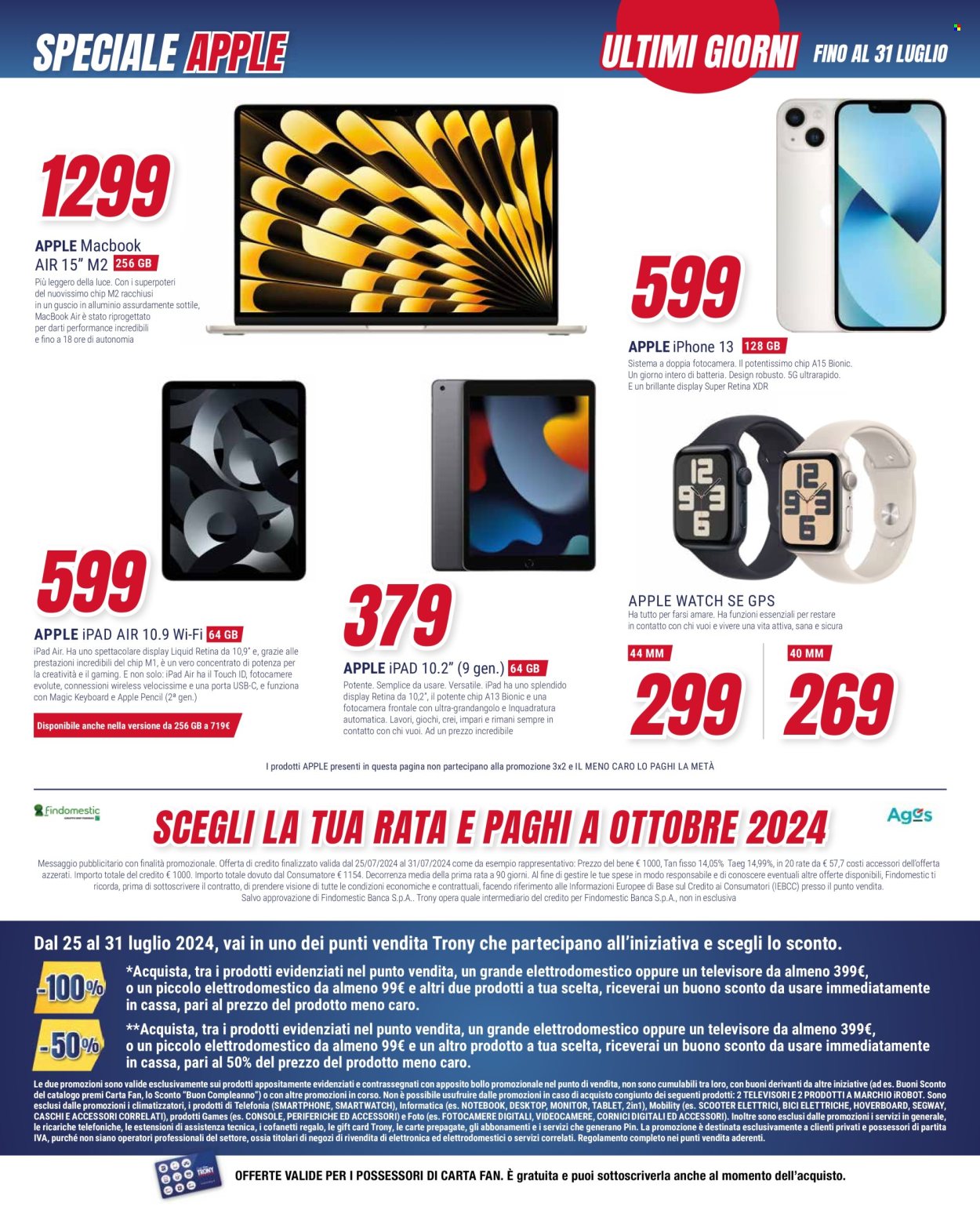 Volantino Trony - 25/7/2024 - 31/7/2024. Pagina 31