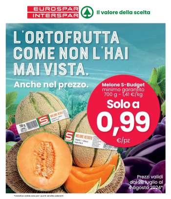 Volantino Eurospar - 28/7/2024 - 4/8/2024.