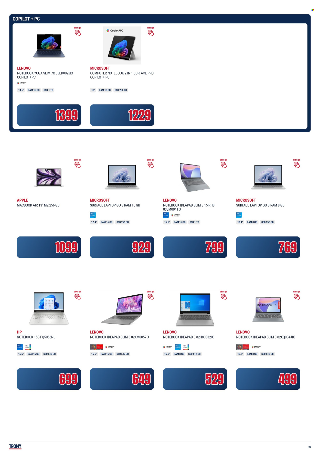 Volantino Trony - 25/7/2024 - 28/7/2024. Pagina 2