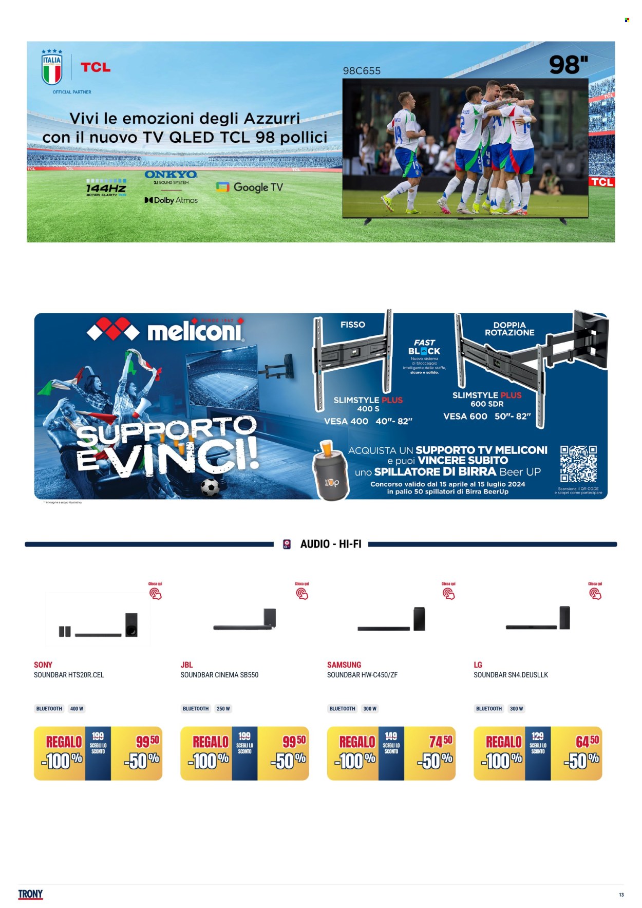 Volantino Trony - 25/7/2024 - 28/7/2024. Pagina 13