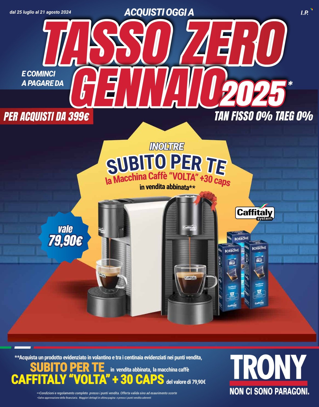 Leták Trony - 25.7.2024 - 21.8.2024. Strana 1
